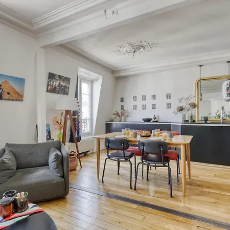 Stunning & Warm Flat In The 11th - Parmentier 아파트 *